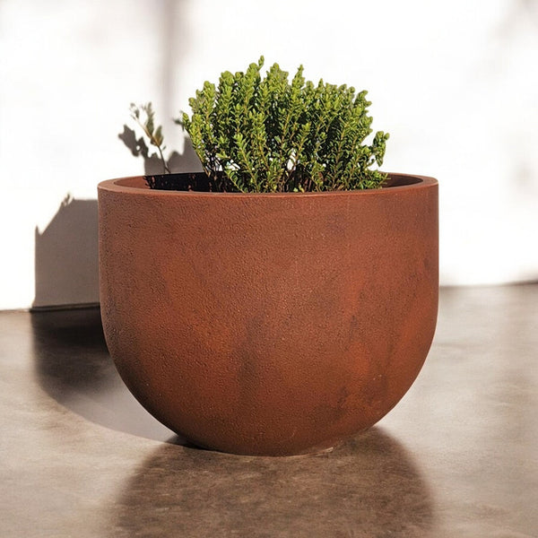 Organic Style Rust II Planter.