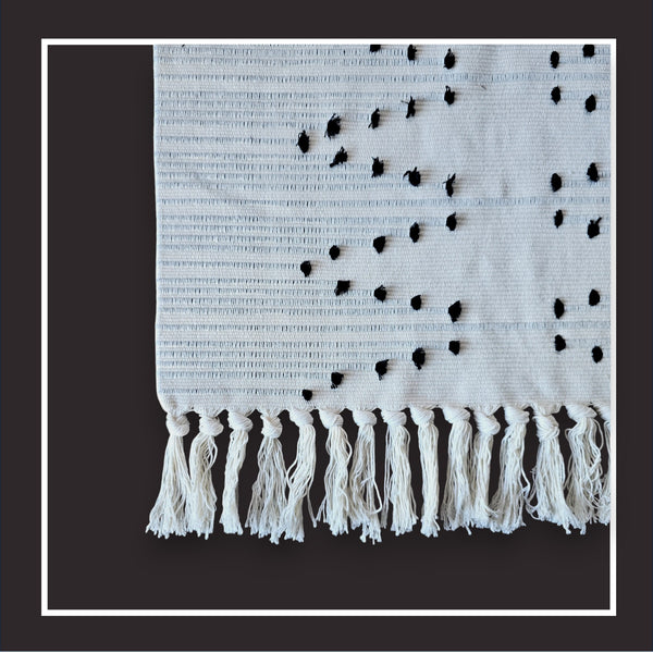 White Zig-Zag Rug