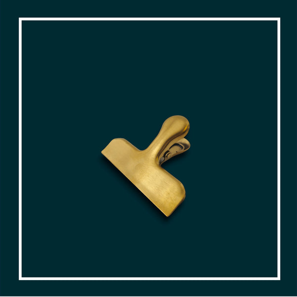 Gold Bag Closure Clips