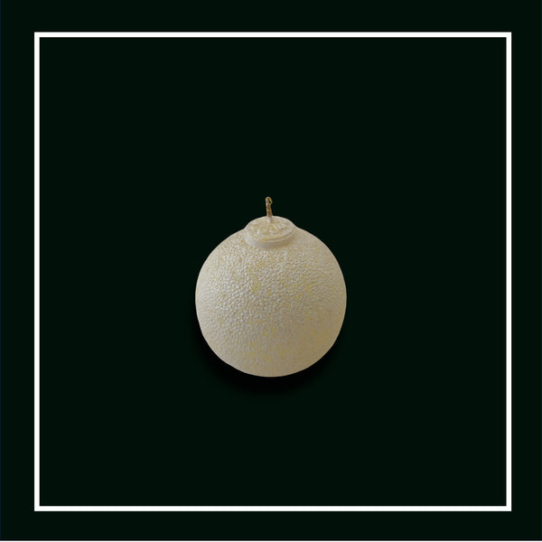 White Christmas Candle